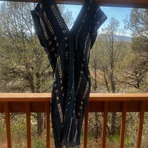 Handwoven Indigo Mudcloth Dress